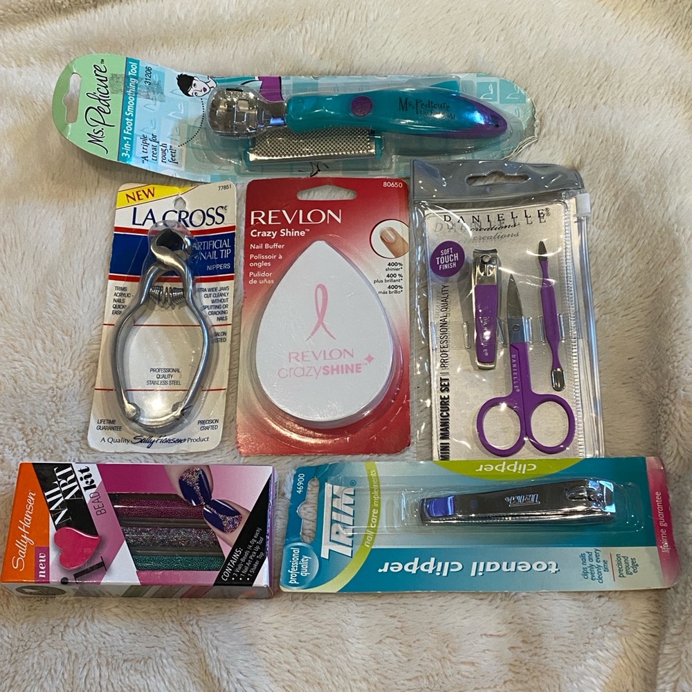6-Piece Bundle | Lot of Manicure | Pedicure Grooming Tools Supplies all NWT